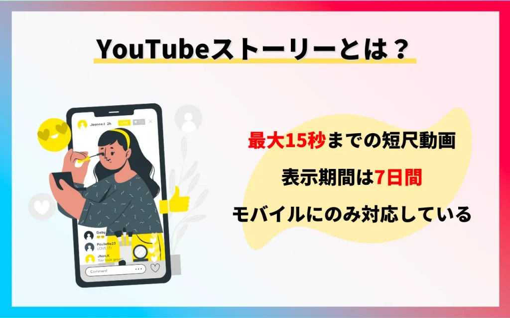 YouTubeストーリーの解説