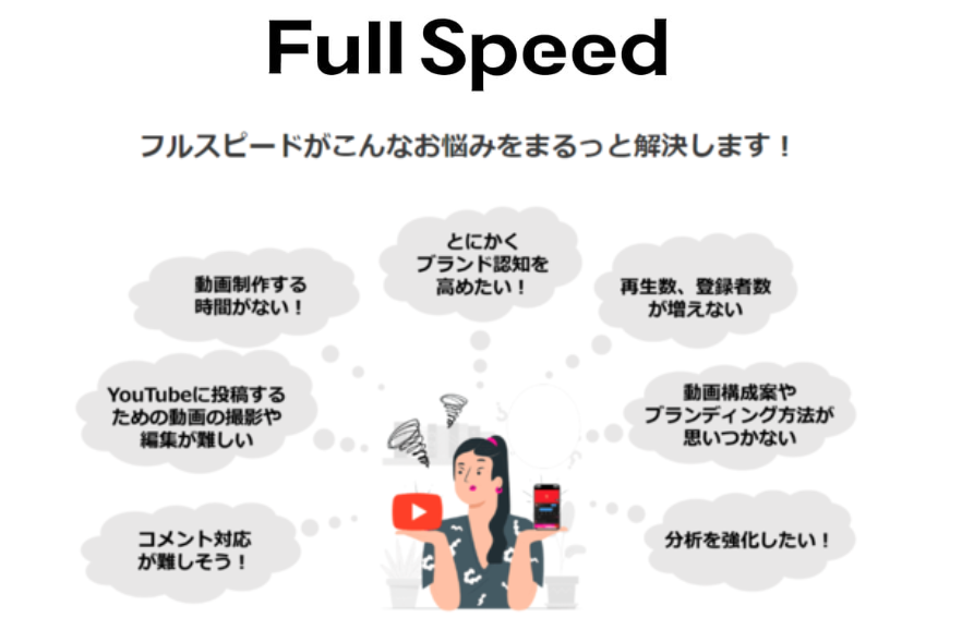 YouTube 運用代行会社 Full Speed