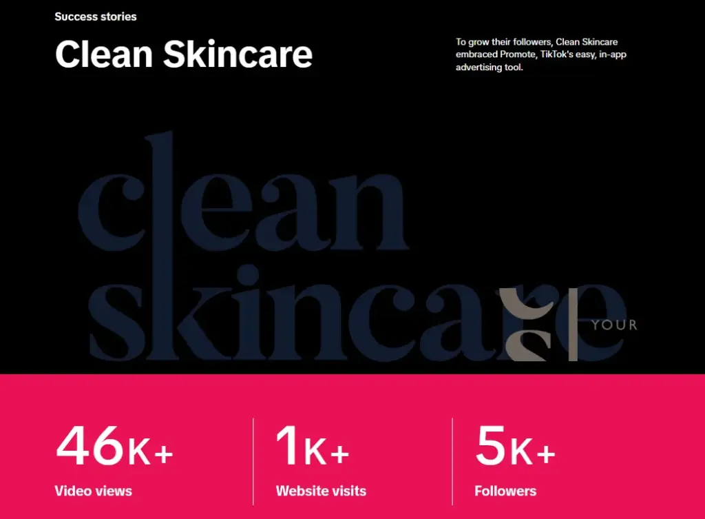 TikTok広告｜Clear Skincare