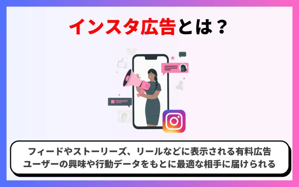 インスタ広告とは？仕組みと特徴