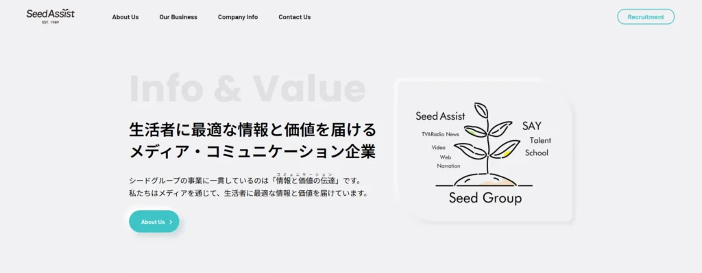 動画制作会社：株式会社シードアシスト