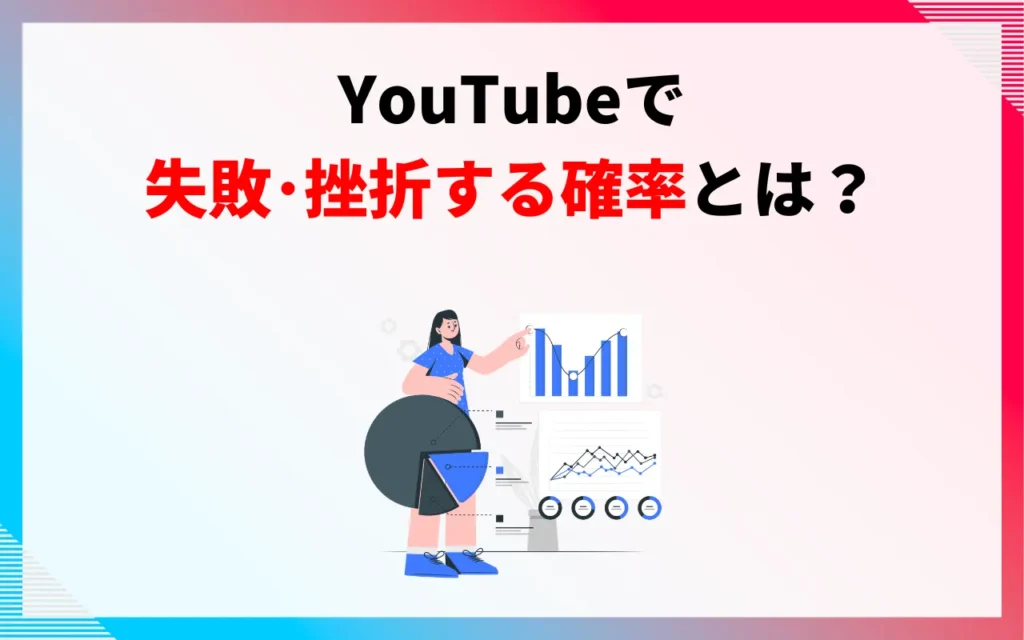 YouTubeで失敗・挫折する確率