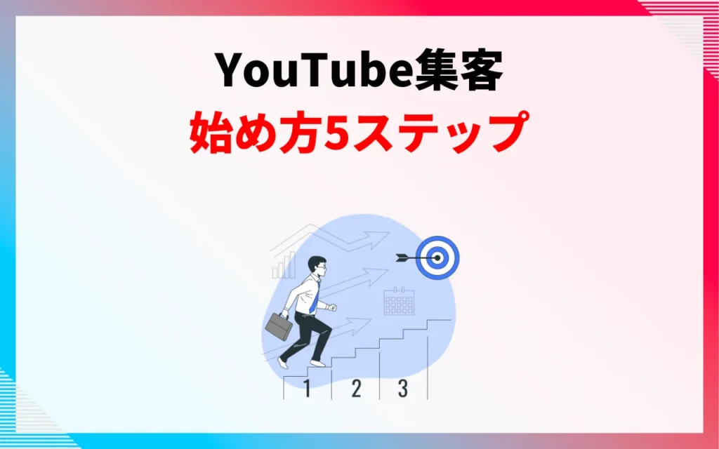 YouTube集客の始め方｜開設から運用開始までの5ステップ