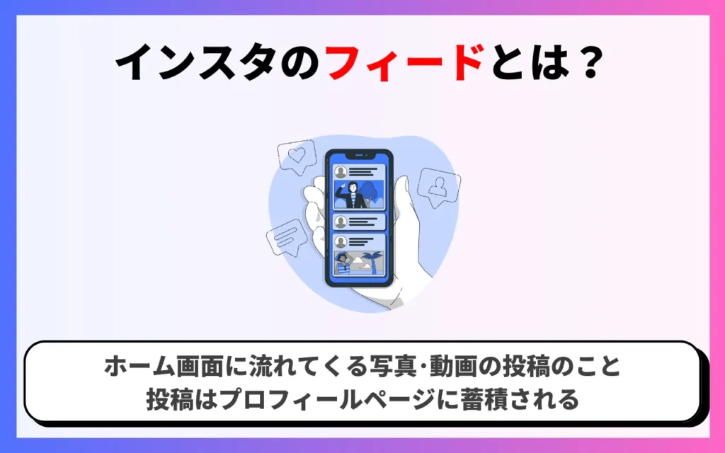 インスタのフィードとは? インスタのフィードとは?